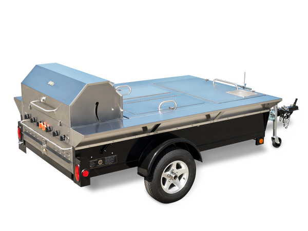 Towable Grill - 3 Lockable Compartments plus Sink