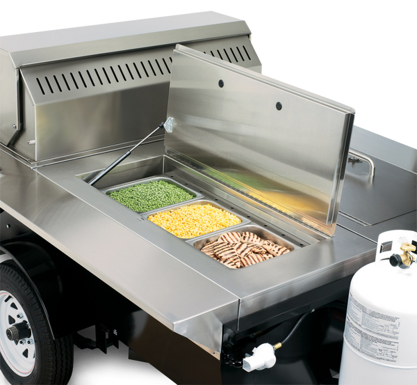 Towable Grill - 2 Lockable Compartments
